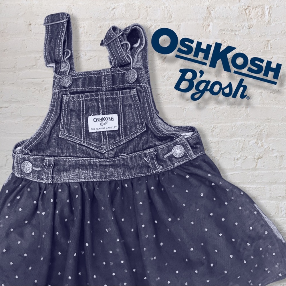 OshKosh b’gosh bib overall dress Sz 9month